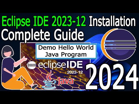 How to install Eclipse IDE 2023-12 on Windows 10/11 with Java JDK 21 [ 2024 Update ]