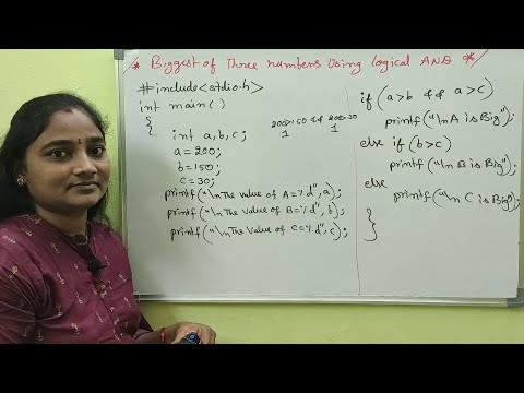 C-Language||Class-34|| Logical Operators in C ||Both in Telugu and English||Telugu Scit Tutorials