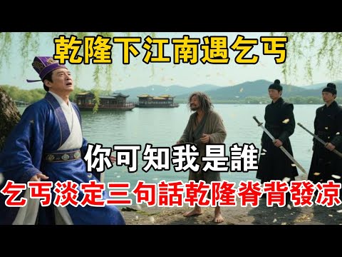 乾隆下江南遇上乞丐：你可知我是誰？乞丐淡定三句話，乾隆脊背發涼【史海探秘】