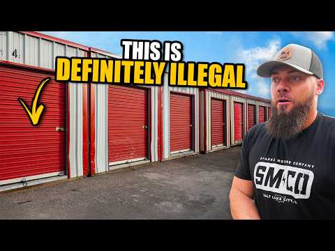 This Storage Auction Went BAD Fast… Illegal Items Discovered
