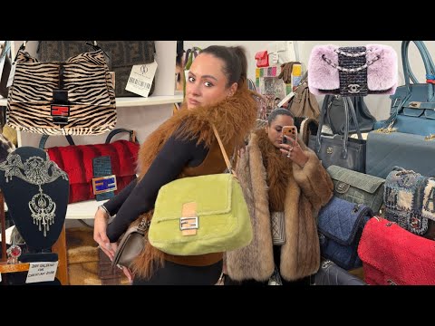 *VINTAGE!* 2025 Luxury Shopping Vlog ft. vintage Fendi, Chanel & MORE!