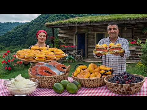 The BEST Homemade Bagels with Avocado and Salmon! Village Recipe