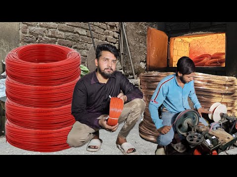 "Inside the Copper Flow | How Electric Wires Are Made in Factory"