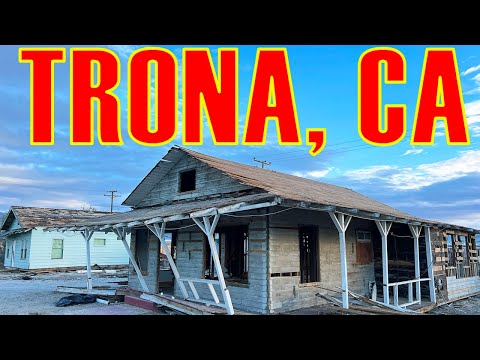 Trona, California — Strange Abandoned Desert Town with Train "Balloon"