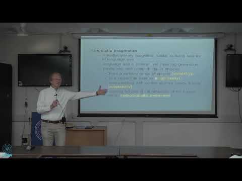 Prof Jef Verschueren | An introduction to pragmatics