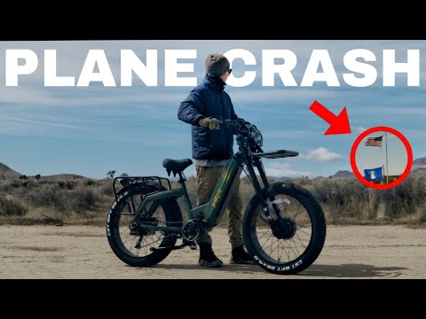 I Rode to an Experimental Plane Crash on my New eBike (Birch Grolar) & Saw Something Crazy!