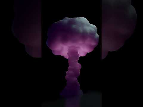 Explosion Cloud VFX with Blender 3.4 Geometry Nodes and Eevee