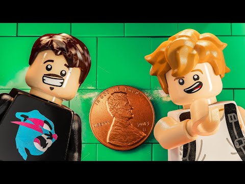 I Survived On $0.01 For 30 Days (Lego Ryan Trahan)
