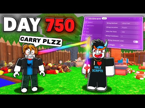 I Carried A NOOB With HACKS in 99 Nights in the Forest Script!