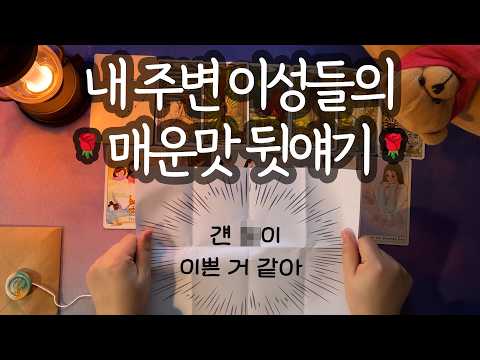 [타로_속마음]🔥불닭맛 주의🔥이성들끼리 이런 얘기 했다고?!🫢(매력포인트&거친 뒷얘기까지 솔직하게+조언까지❤️)