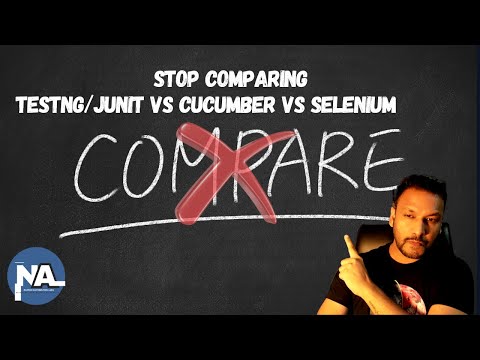 Stop Comparing TestNG/JUnit vs Cucumber vs Selenium.