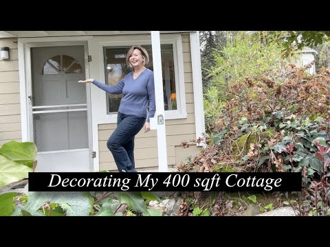 Decorating My 400 Sqft Cottage | Tiny Home Living | Over 50 Over 60