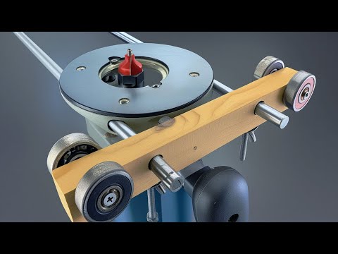 New Invention: Symmetrical Wood Groove Jig For Handheld Tube Machine – that few carpenters know