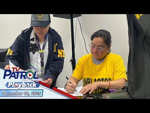 TV Patrol Playback | December 19, 2025