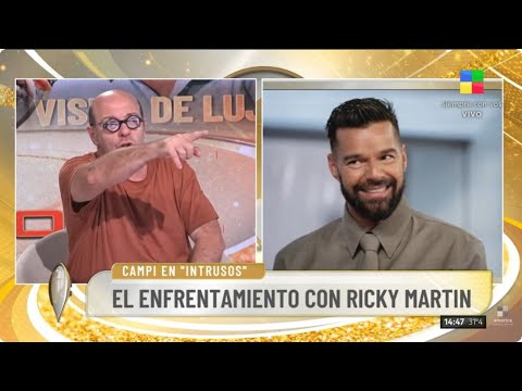 😱🥊 CAMPI recordó un FUERTE ENFRENTAMIENTO con RICKY MARTIN: "Me quiso agarrar a trompadas"