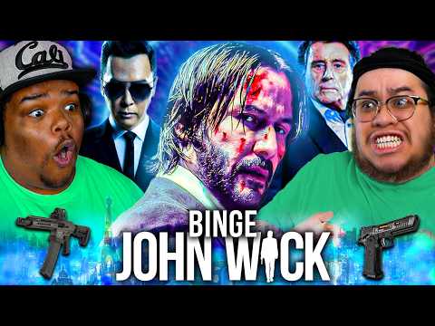 John Wick 1, 2, 3 & 4 FIRST TIME REACTION