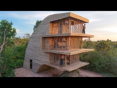 You Won’t Believe How This 3‑Story Bamboo Home Was Built