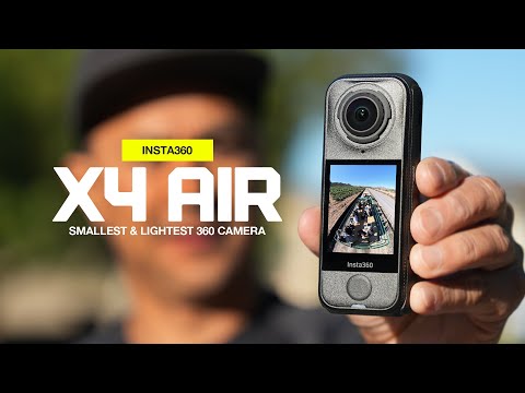 Smaller and Lighter Insta360 X4 Air vs X5 360 camera