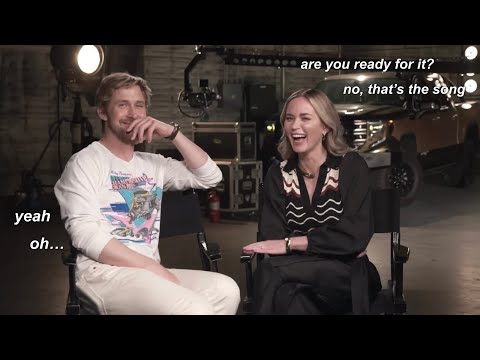 Ryan Gosling and Emily Blunt being chaotic siblings for 12 mins and 29 seconds straight