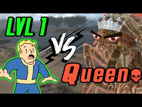 Can You Beat a Queen Mirelurk at Level 1? (Fallout 4)
