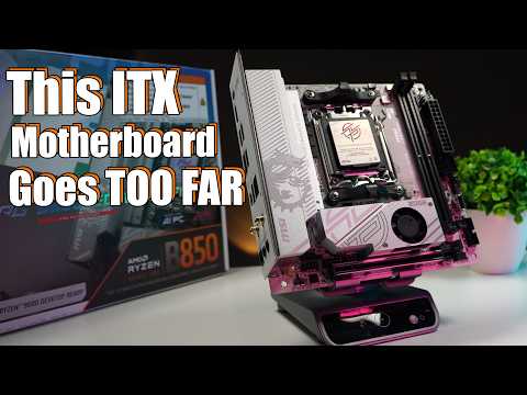 Overkill in a Tiny box : MPG B850i Edge Ti Wifi motherboard