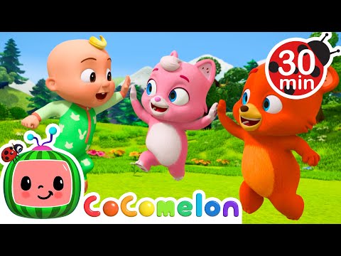 🖐️High Five Song! | CoComelon - Fantasy Animal | Kids Cartoons & Nursery Rhymes | Moonbug Kids⭐