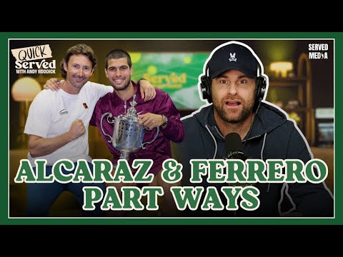 Carlos Alcaraz SPLITS With Coach Juan Carlos Ferrero! | Andy Roddick Reacts