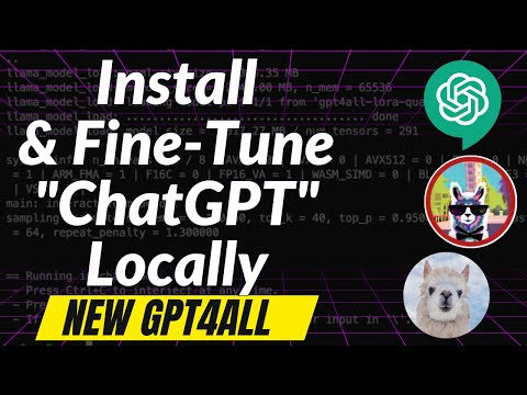 GPT4ALL: EASIEST Local Install and Fine-tunning of "ChatGPT" like MODEL