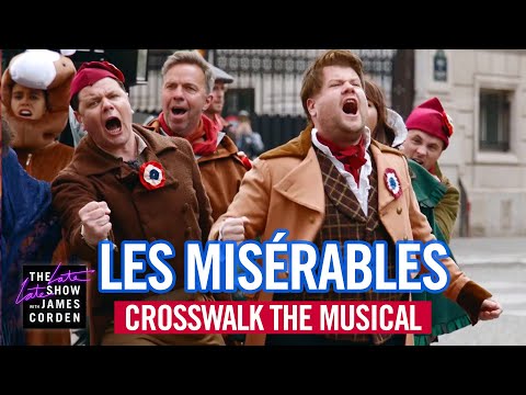 Crosswalk the Musical in Paris - Les Misérables - #LateLateLondon