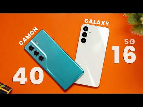 TECNO Camon 40 vs Samsung Galaxy A16 5G - Which Should You BUY?