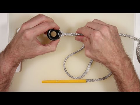 How to splice Dyneema onto low friction rings with Brummel lock splice - Yachting Monthly