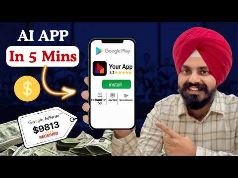 How I Build Real Mobile App with AI in 5 mins (No Coding)