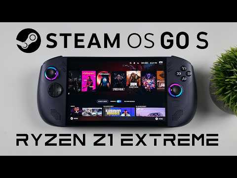 SteamOS Legion GO S Ryzen Z1 Extreme! The Future Of Handheld Gaming