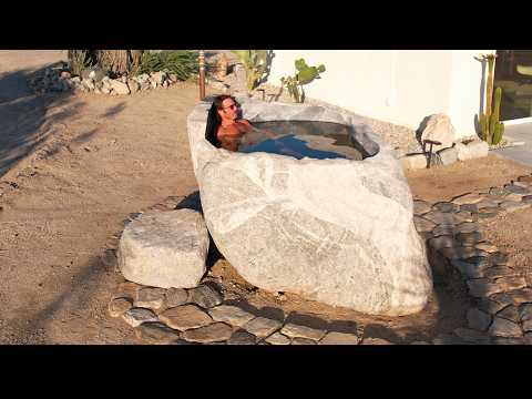 Making a Stone Tub -