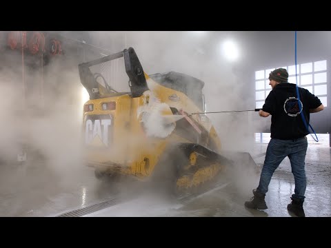 FULL DETAIL on a NEGLECTED Cat Skid Steer