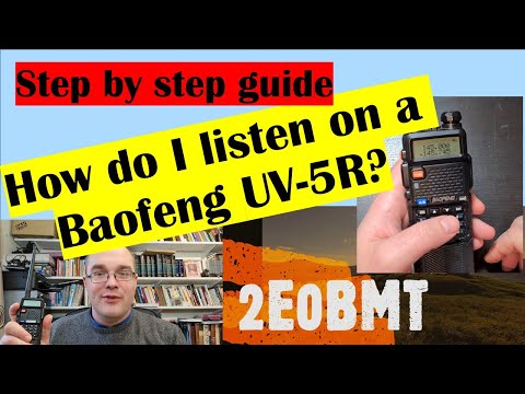 How do I listen on a Baofeng UV-5R? What Frequencies should I listen to? How to program a repeater.