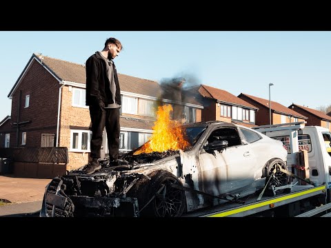 I BOUGHT A WRECKED BMW M4 COMPETITION & IT SET ON FIRE