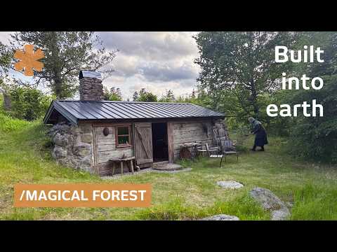 Couple’s traditional underground home hides in magical Nordic forest