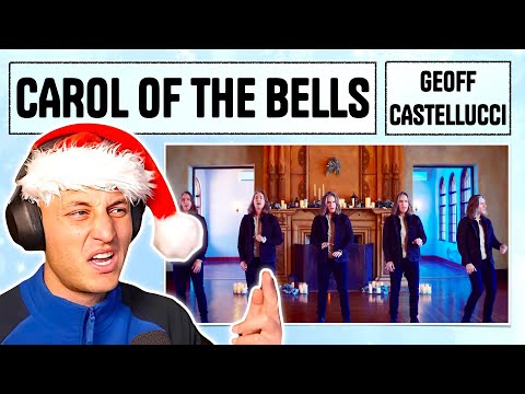 Geoff's most requested song! CAROL OF THE BELLS (low bass) | classical singer reacts & analyses