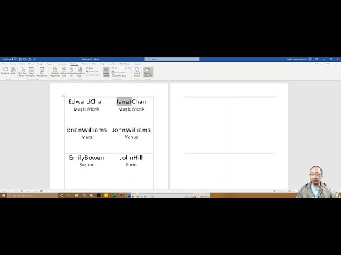 Can Mail Merge do multiple records on one page in MS Word