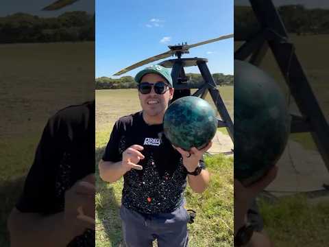 Bowling Ball vs Helicopter is INTENSE!