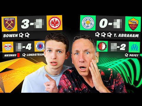 OUR EUROPA LEAGUE SEMI FINAL PREDICTIONS 👀