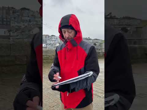 Sketching in St Ives Cornwall | First sketch of 2025 #pleinair #drawing #sketch #sketching