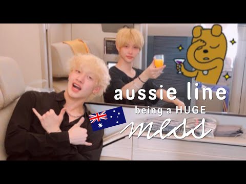 stray kids aussie line being a mess