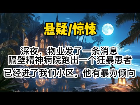 【异种1，2完结】深夜，物业发了一条消息。【隔壁精神病院跑出一个狂暴患者，已经进了我们小区。他有严重的暴力倾向，大家在屋里待好，不要随便给人开门。】#惊悚 #懸疑 
