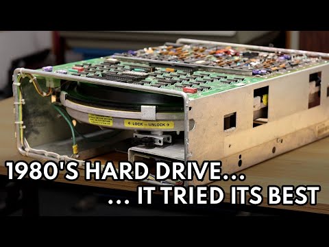 This 1980’s Hard Drive tried its Best…