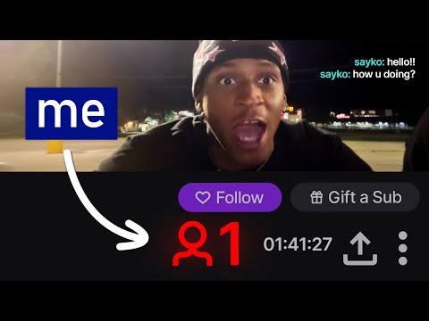 I Spent a Day with 0 View Streamers