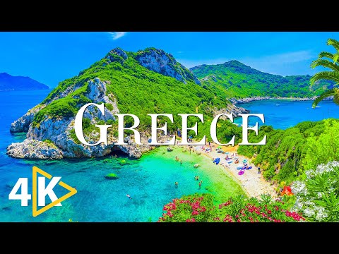 FLYING OVER GREECE (4K UHD) - Relaxing Music Along With Beautiful Nature Videos - 4K Video Ultra HD