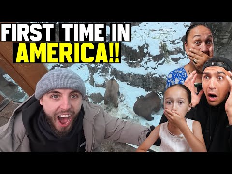 New Zealand Family Reacts to British Guys’ FIRST Time in America