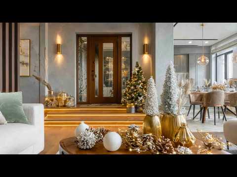 Christmas Entryway Makeover | Elegant Premium Décor for a Small Space